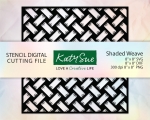 Shaded+Weave+Stencil-Digital+Cutting+File